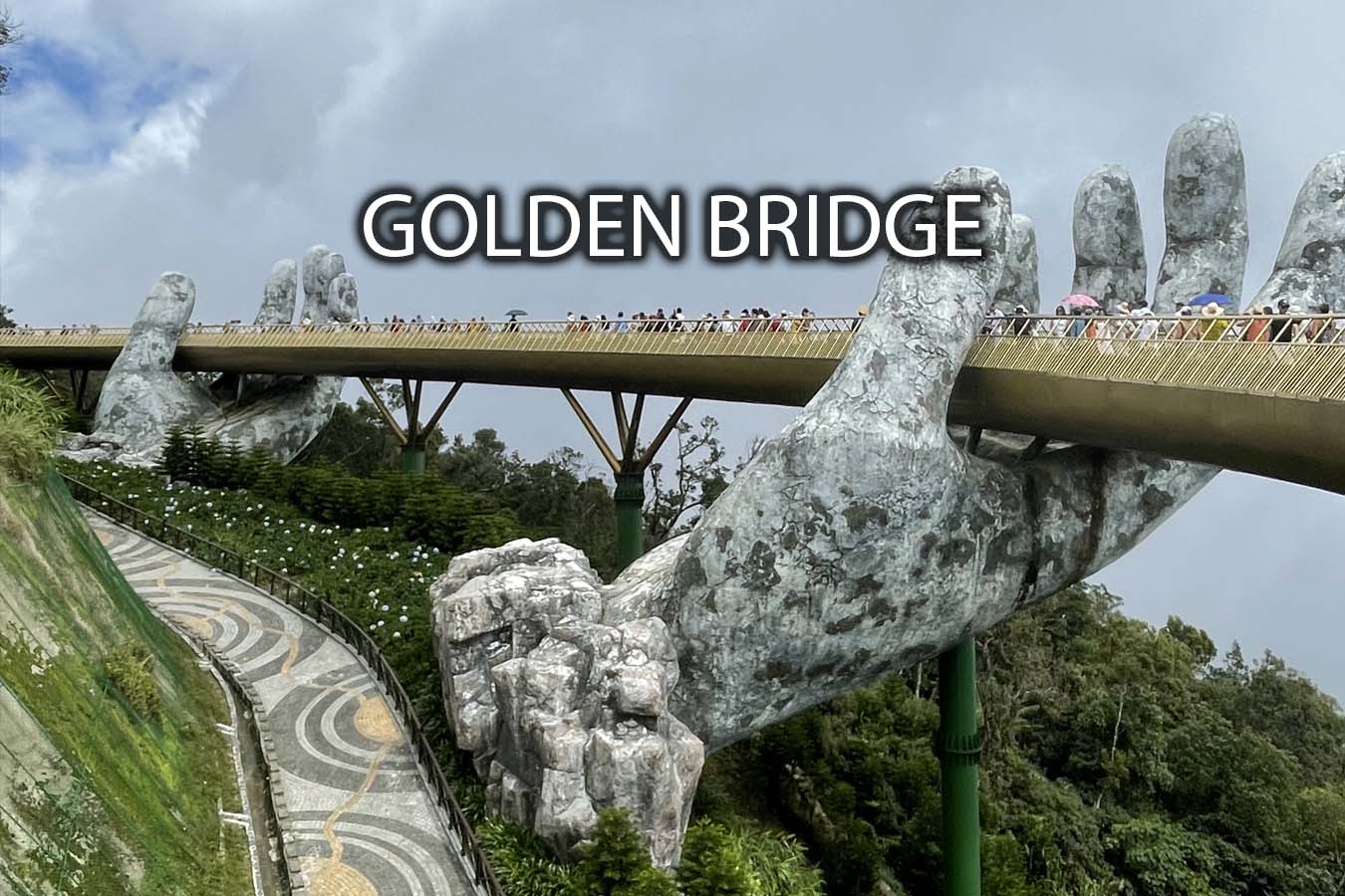 Golden Bridge Прогулка во Вьетнаме, Дананг Когда Котика Нет